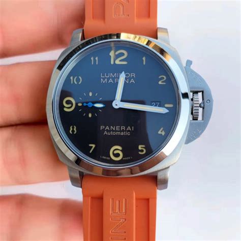 panerai luminor orange strap|panerai luminor marina strap.